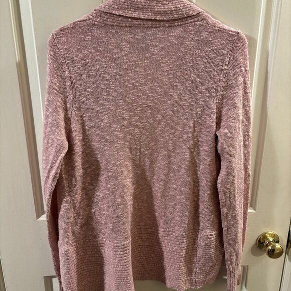 Kenneth Cole New York Women's Open Front Knitted Pink Cardigan ~ Medium - Picture 4 of 4